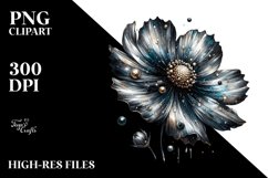 Glossy Cosmos with Metallic Insertions | Sublimation | Product Image 3