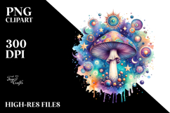 n magical celestial mushroom white background Product Image 2