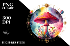 n magical celestial mushroom white background Product Image 2