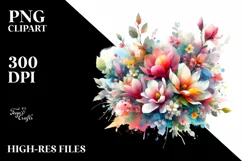 colorfull Bouquet with colorfull Magnolia Splash | Product Image 3