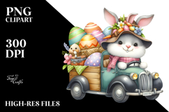 Bunny with Car and Easter Eggs Product Image 2