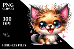 Cute Cartoon Chihuahua PNG Product Image 2