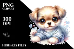 Cute Baby Dog with Huge Eyes Product Image 2