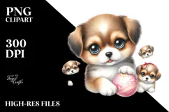 Cute Baby Dog with Huge Eyes Product Image 2