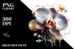 Glossy Orchid PNG Product Image 2