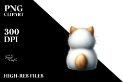 Watercolor Cat with Christmas Decorations Product Image 2