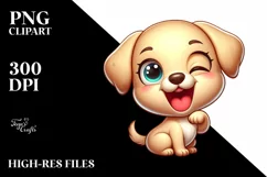 Colorful Labrador Retriever Clipart Product Image 3