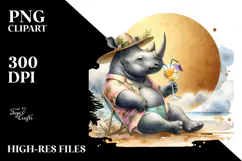 Rhino Beachwear Cocktail PNG Product Image 2