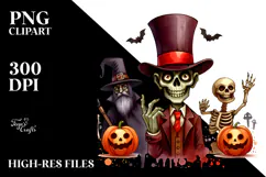 Simple Funny Halloween Clipart, Transparent PNG Product Image 2