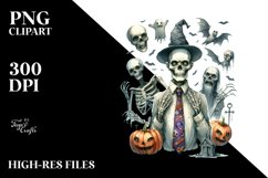 Creepy Halloween Undead Clipart Product Image 3