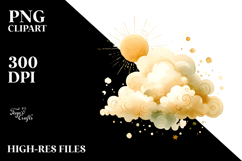 Simple Vintage Cloud, Transparent PNG Product Image 2