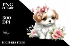 Cute Baby Dog PNG Product Image 3