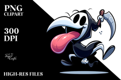 Silly Cartoon Reaper, High-Res PNG Product Image 2