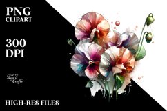 Shiny Sweet Pea | Sublimation | Clipart Product Image 1