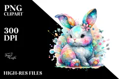 Colorful Bunny Made of PNG Product Image 2