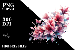 Abstract Glossy Watercolor Splash Sticker Clipart Product Image 2