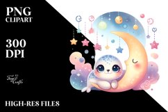 Baby Ribbon Seal Moon Stars Product Image 1