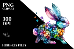 Colorful Bunny Made of PNG Product Image 2