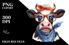Cow Funny Big Eyes Large Goofy Smile Product Image 3