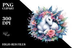 Vibrant Baby Unicorn PNG Product Image 2