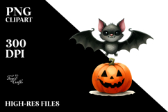 Simple Halloween Bat PNG Product Image 2