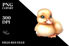 Cute Baby Duck with Huge Eyes Product Image 2
