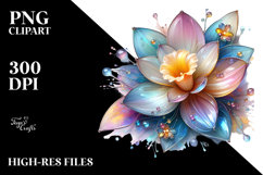 Vibrant Pastel Daffodil PNG Product Image 2