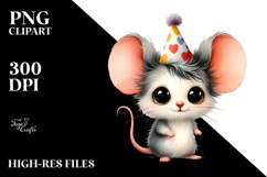Cute Baby Mouse with Funny Haircut Product Image 2