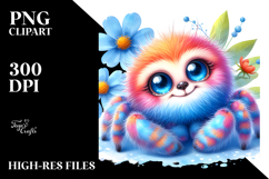 Colorful Baby Spider | Cartoon Drawing Product Image 2