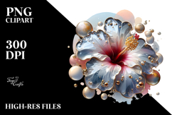 Hibiscus, Watercolor PNG Product Image 2