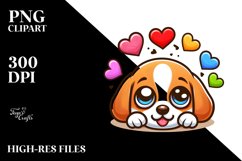 sweet Baby Beagle Sleeping | Clipart Product Image 3