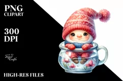 Cute Gnome with Big Eyes, Transparent PNG Product Image 1