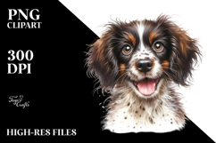 Watercolor Baby Brittany PNG Product Image 2