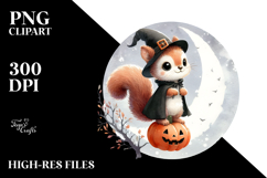 Cute Baby Squirrel on Star, Transparent PNG Product Image 2