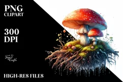 Shiny Mushroom PNG Product Image 3