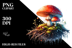 Shiny Mushroom PNG Product Image 2