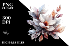 Abstract Artistic Watercolor Splash Sticker Clipart Product Image 2