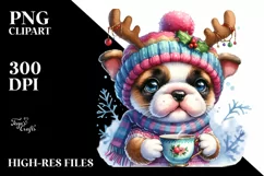 Expressive Baby Bulldog PNG Product Image 1