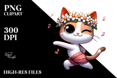Playful Cat PNG Product Image 2