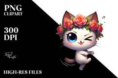 Playful Cat PNG Product Image 2