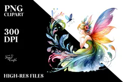 Vibrant Cute Fairy PNG Product Image 2