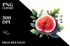 Colorful Fig | Sublimation Clipart Product Image 3