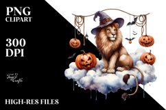 Lion on Cloud Halloween PNG Product Image 2