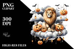 Lion on Cloud Halloween PNG Product Image 2