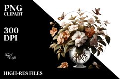 Artistic Jar with Impatiens Product Image 3
