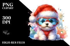 Expressive Baby Bichon Frise PNG Product Image 1