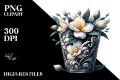 Artistic with Large Gardenia | Clipart Product Image 3