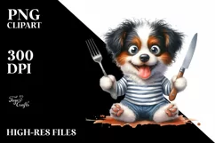 Detailed Watercolor Funny Dog Crazy Product Image 1