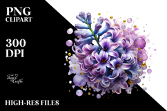Abstract Hyacinth, Transparent PNG Product Image 2