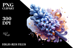 Abstract Hyacinth, Transparent PNG Product Image 2